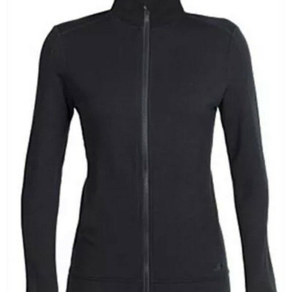 Icebreaker Sweaters - Icebreaker DIA Merino Realfleece Jacket XS Black